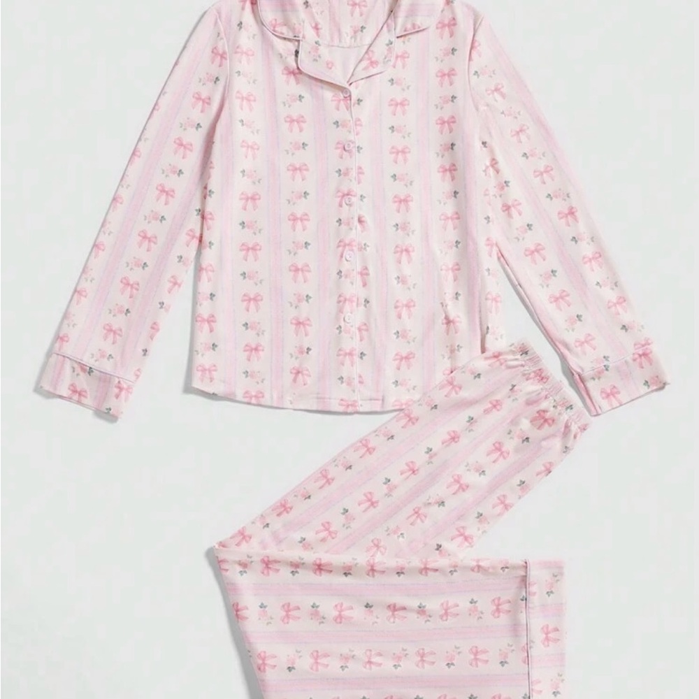 Bow Pajama Set